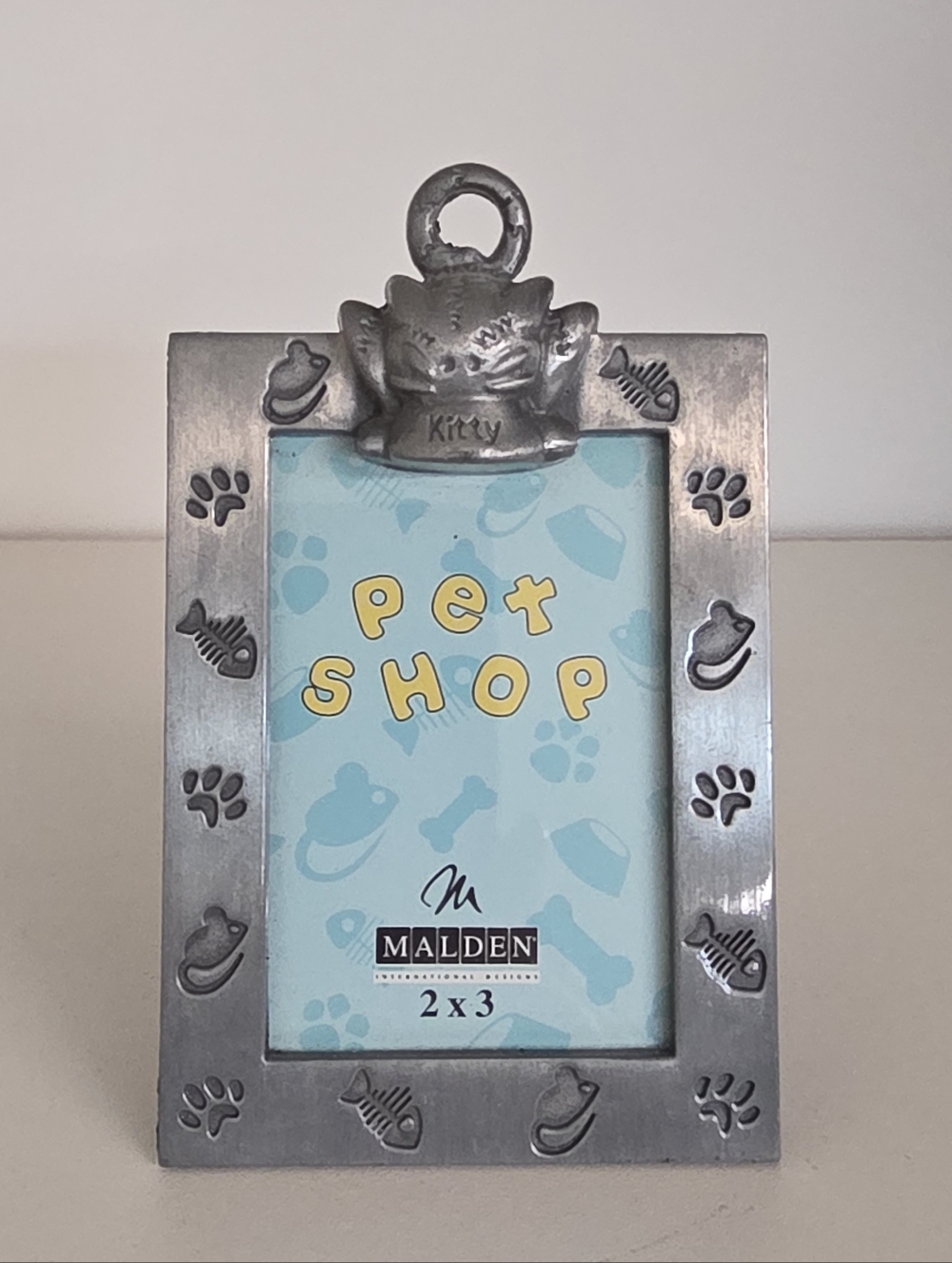 Malden "Pet Shop" Pewter Kitty Frame